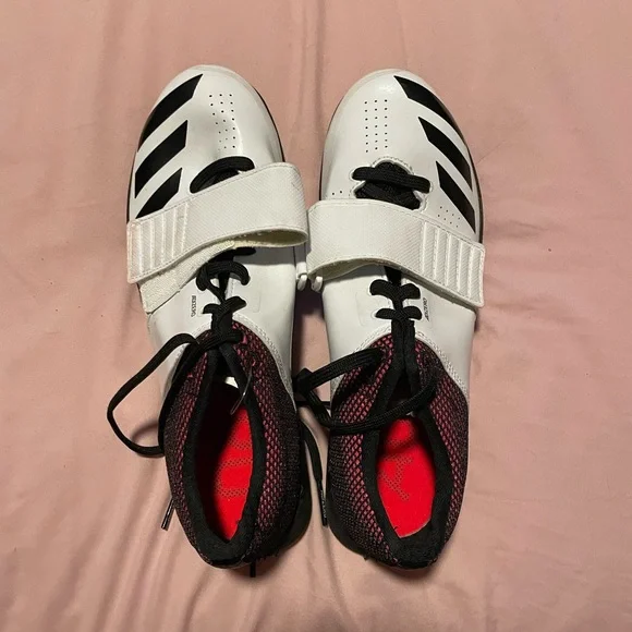adidas Mens Adizero TJ/PV Triple Jump - White/Core Black/Shock Red, Size 7.5